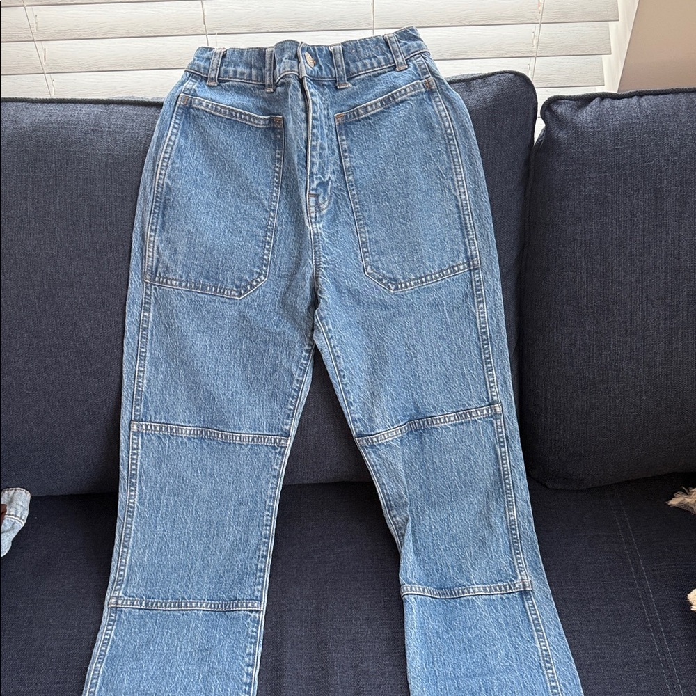 Madewell Straight Leg Blue Jeans